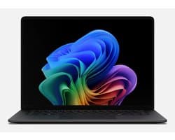 Microsoft Surface Laptop 8 Copilot+ PC Snapdragon 38,1 cm (15) Touchscreen 16 GB LPDDR5x-SDRAM 512 GB SSD Wi-Fi 7 (802.11be) Windows 11 Pro Zwart