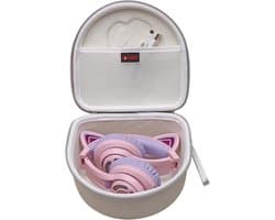 Tas voor Draadloze Over-Ear Koptelefoon voor Kinderen - Wit