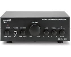 Mini Stereo Versterker met Geluidsregeling voor Bas en Hoge Tonen