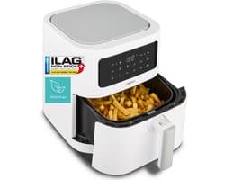 MEDION E40 XL heteluchtfriteuse (5,2 L, airfryer, 2 150 W, 9 automatische programma’s, bakfunctie, frituren zonder olie, touchbediening, LED-display), mat