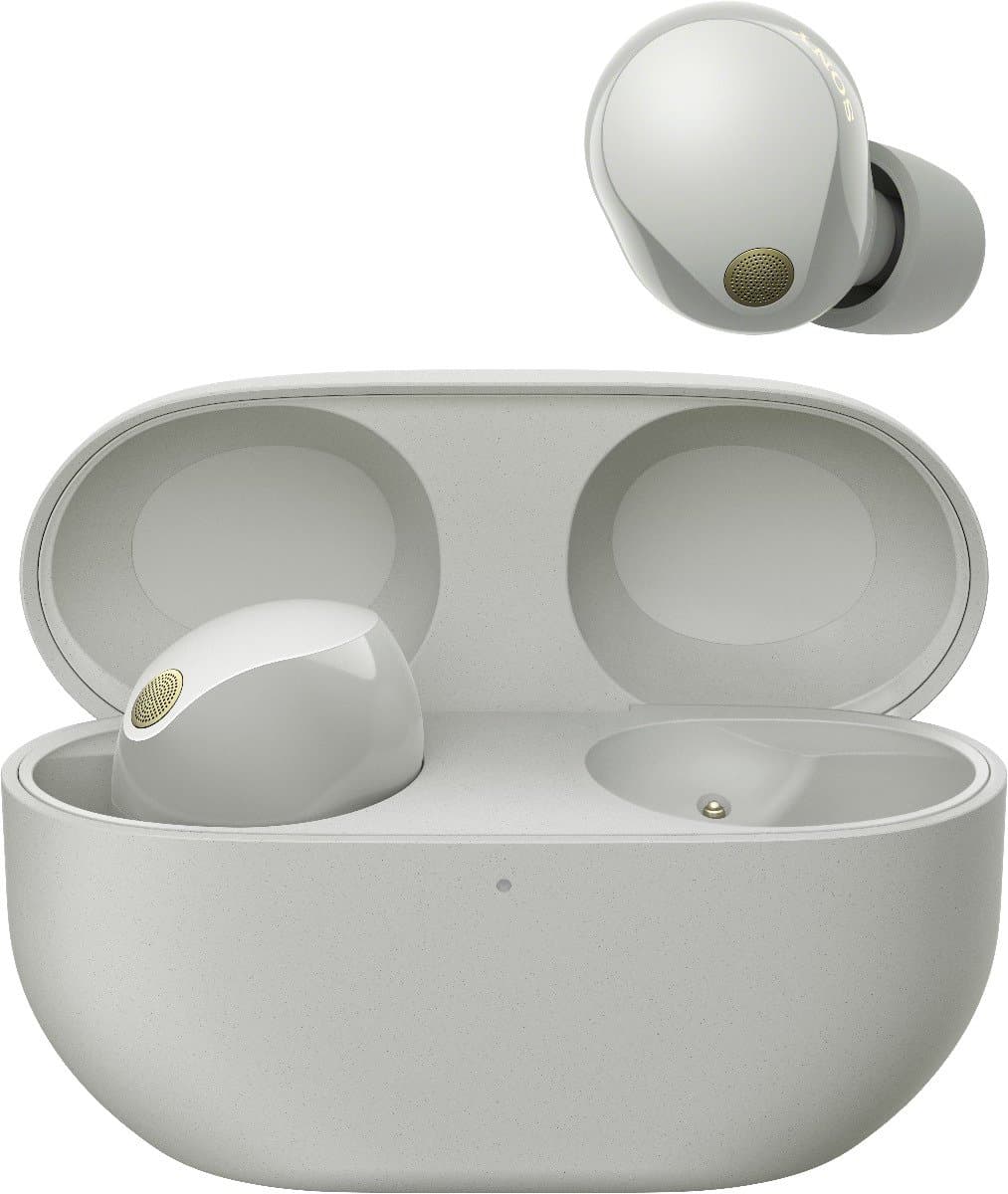 SONY WF-1000XM5 – In-ear Draadloze oordopjes Met Noise-cancelling Zilver — afbeelding 1