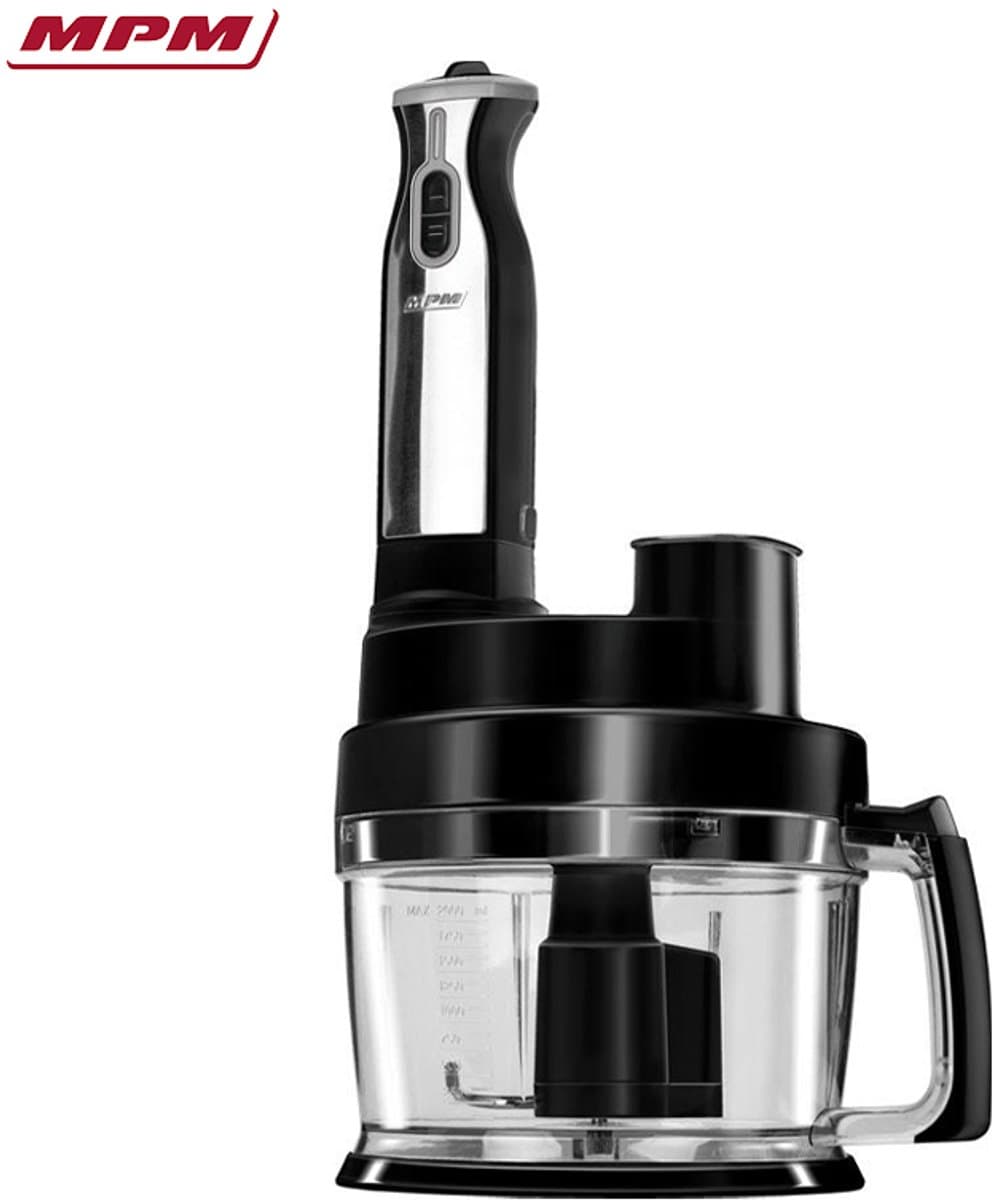MPM - Complete Keukenmachine - Foodprocessor met Accessoires - Keukenrobot Zwart - 800W — afbeelding 1