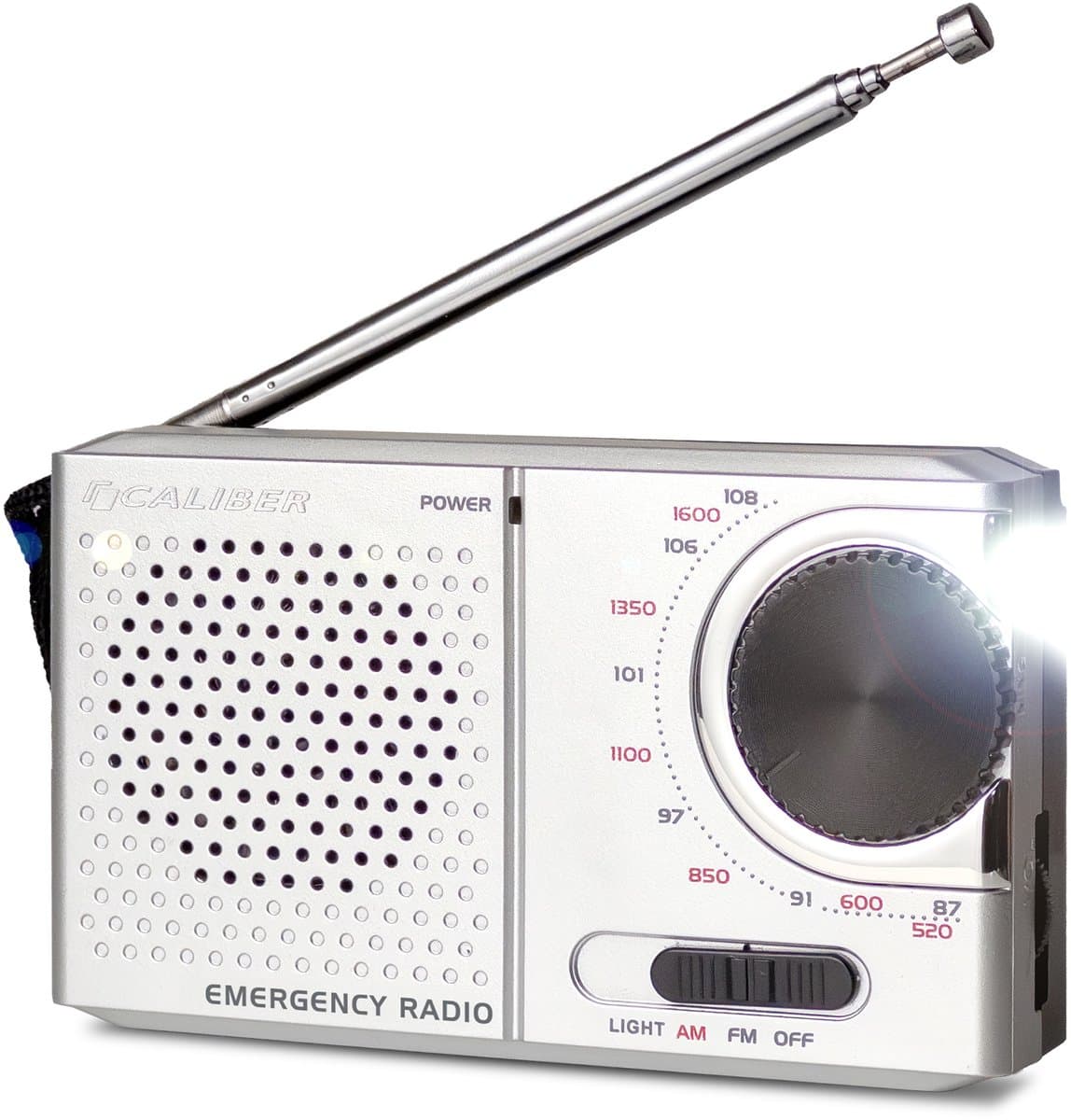 Caliber Noodradio - Radio op Batterijen - Draagbare Radio - Met Zaklamp — afbeelding 1