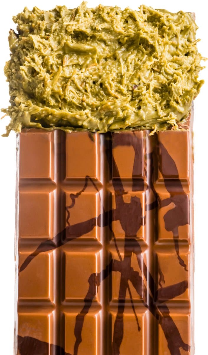 Dubai Chocolade Reep | Pistache & Knafeh | | EXTRA GEVULD | Melk Chocolade | Dubai Chocolade — afbeelding 1