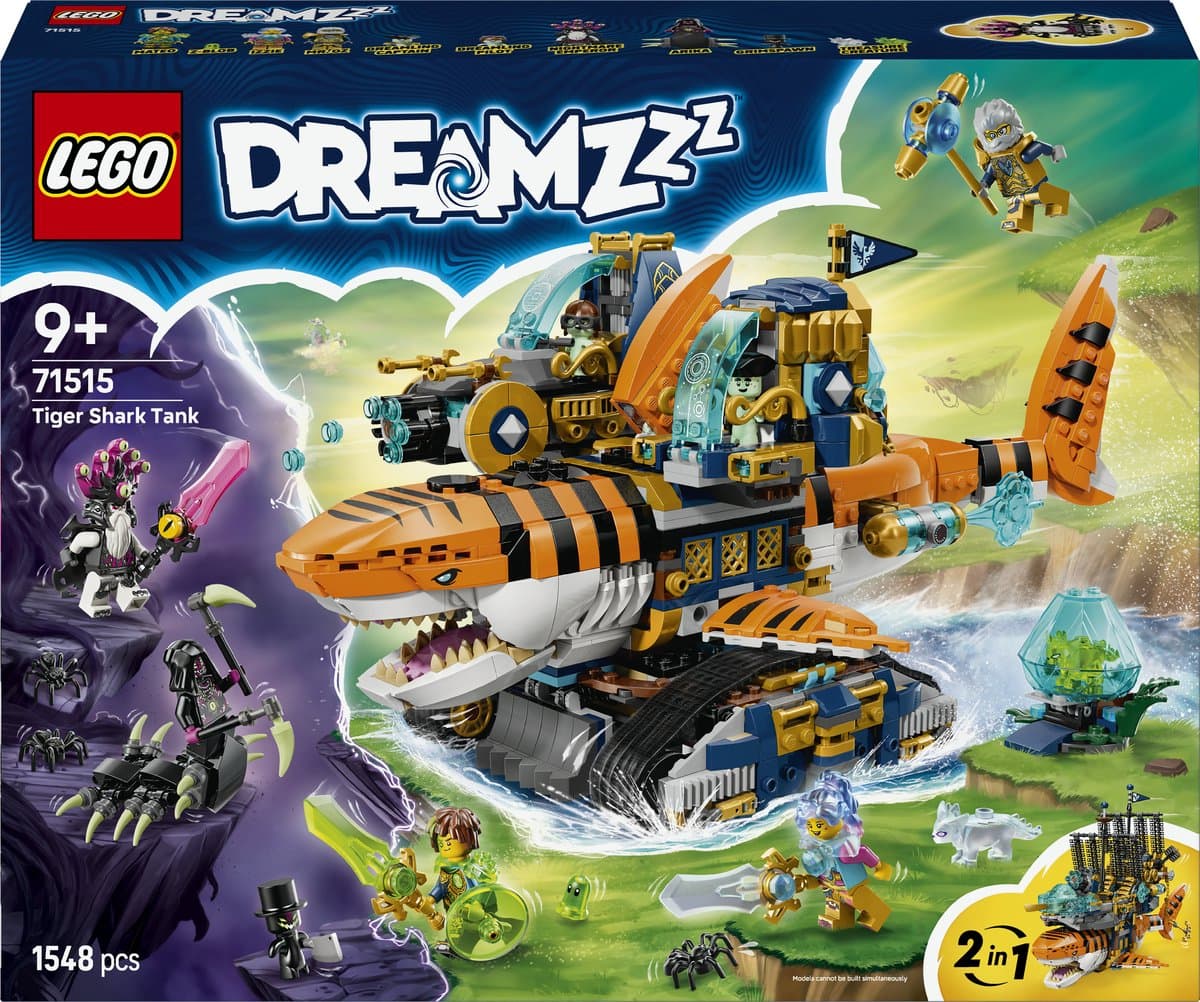 Lego Dreamzzz 71515 Tijgerhaaitank Bouwstenen — afbeelding 1