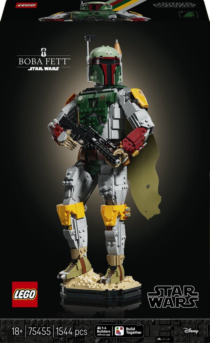 LEGO Star Wars Boba Fett Bouwpakket voor Volwassenen en Decoratie 75455 — afbeelding 1