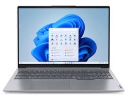 Lenovo ThinkBook 16 G7 ARP AMD Ryzen™ 5 7535HS Laptop 40,6 cm (16") WUXGA 16 GB DDR5-SDRAM 512 GB SSD Wi-Fi 6E (802.11ax) Windows 11 Pro Grijs Engels