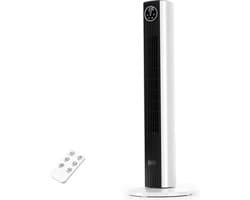 Torenventilator - Staande Ventilator - Snelle Koeling - 85 Graden Oscillatie - 35 Inch - Wit