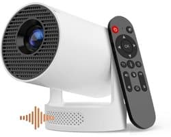 QORA® Mini beamers - Projector - Mini beamer - Wit - 10cm x 10cm x 18cm