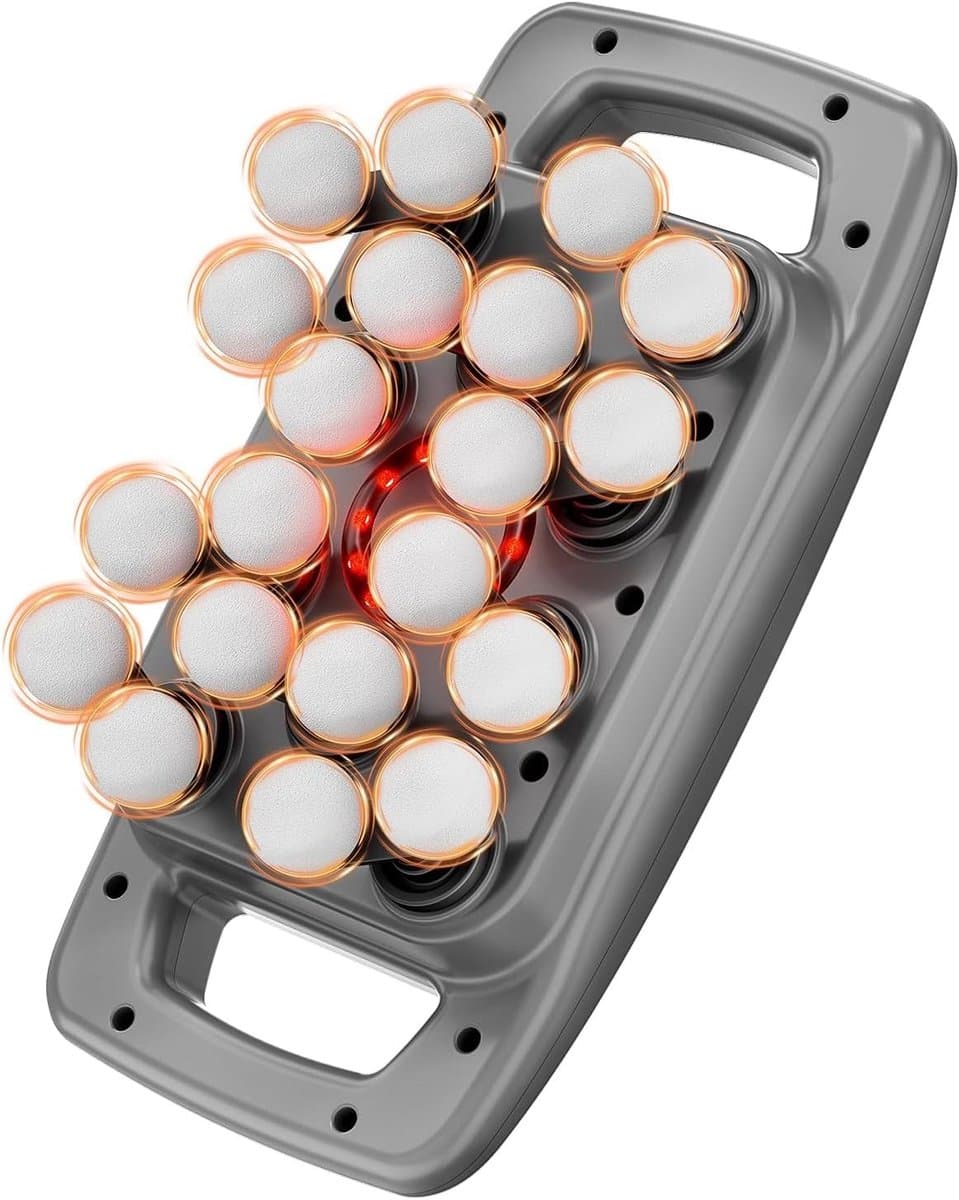 Massagepistool - Zwart - Ergonomisch Massageapparaat met 20 Koppen - Voor Spierherstel en Ontspanning — afbeelding 1