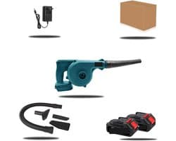 Luchtblazer Zuiger - Tuinblower Stofzuiger - Tuin en Werkplaats Reinigen - 2-in-1 Blazen en Zuigen - 880W - Zwart