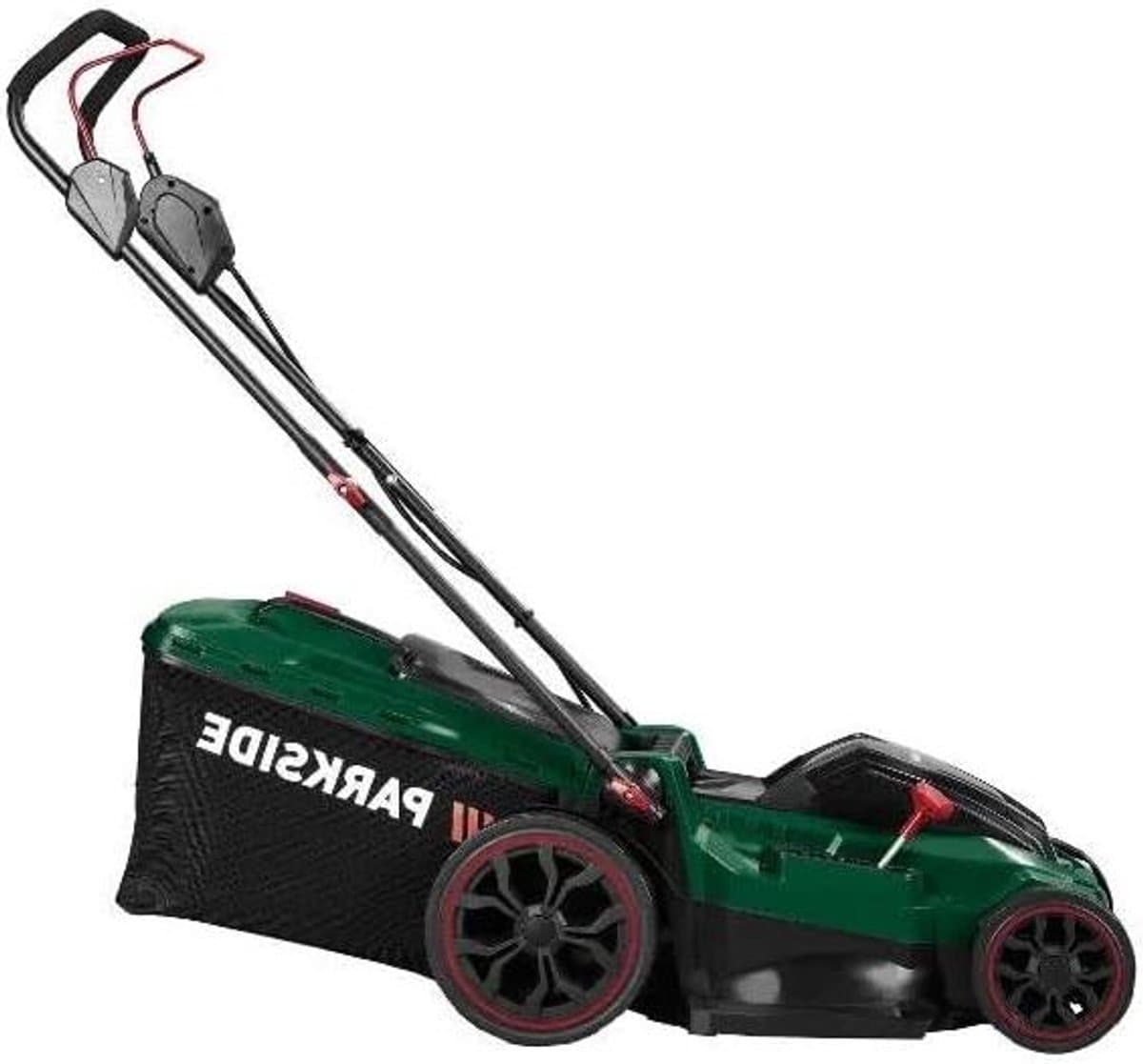 Accugrasmaaier - Draadloze grasmaaier - Gazononderhoud - Borstelloze motor - 40 cm snijbreedte - Groen — afbeelding 1