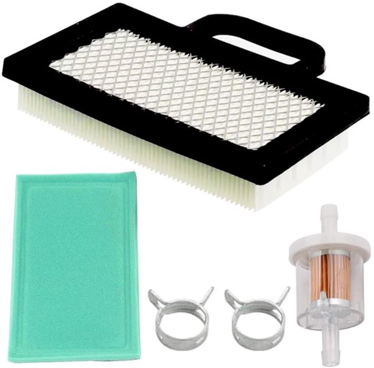 Luchtfilter Grasmaaier - Vervangingsfilter - Efficiënte filtering - 17,98 x 11,94 x 3,81 cm - Voor BS 18-26 HP - Geschikt voor JD L120 LA... — afbeelding 1