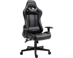 GPRACING PRO - Game Stoel - Gaming Stoel - Ergonomische Bureaustoel - Gamestoel - Verstelbaar - Gaming Chair - Zwart