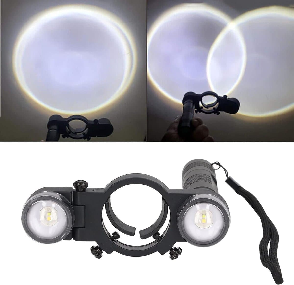 SnelShoppen - Spray Gun Fill Light - Universele 3 Niveaus Verstelbare Helderheid Spray Verf Gun Verlichtingssysteem - Draagbare Warm Witte Verlichting — afbeelding 1