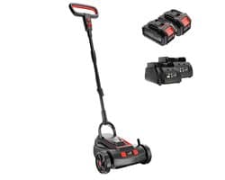 Elektrische Grasmaaier - Accu grasmaaier Handmaaier - Gazon Onderhouden - Borstelloze Motor - 220 mm snijbreedte - Zwart