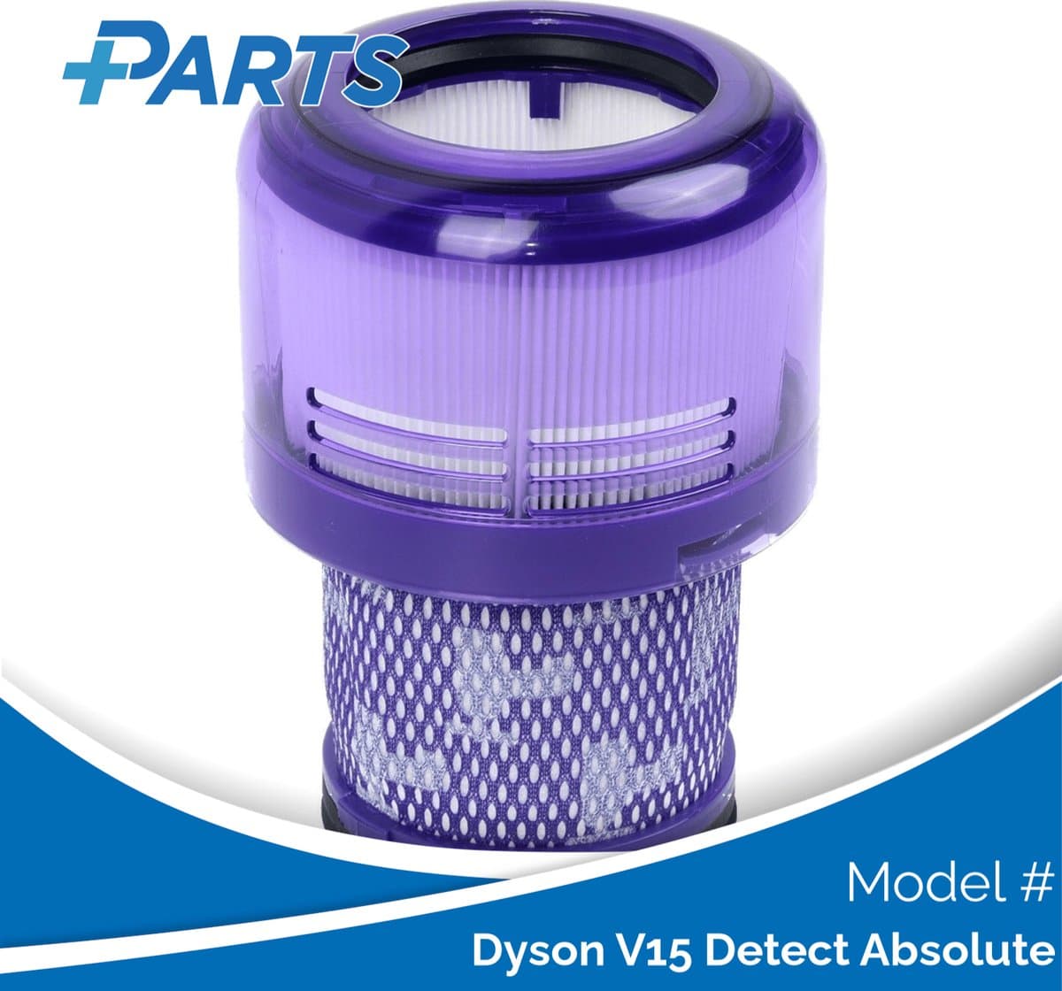 Dyson V15 Detect Absolute Filter (Plus.Parts® alternatief voor 970013-02) — afbeelding 1