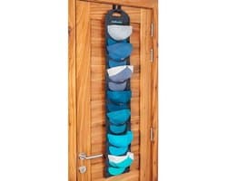 Hanging Cap Holder for 7 Caps - Stylish Storage Solution for Baseball Caps and Headgear