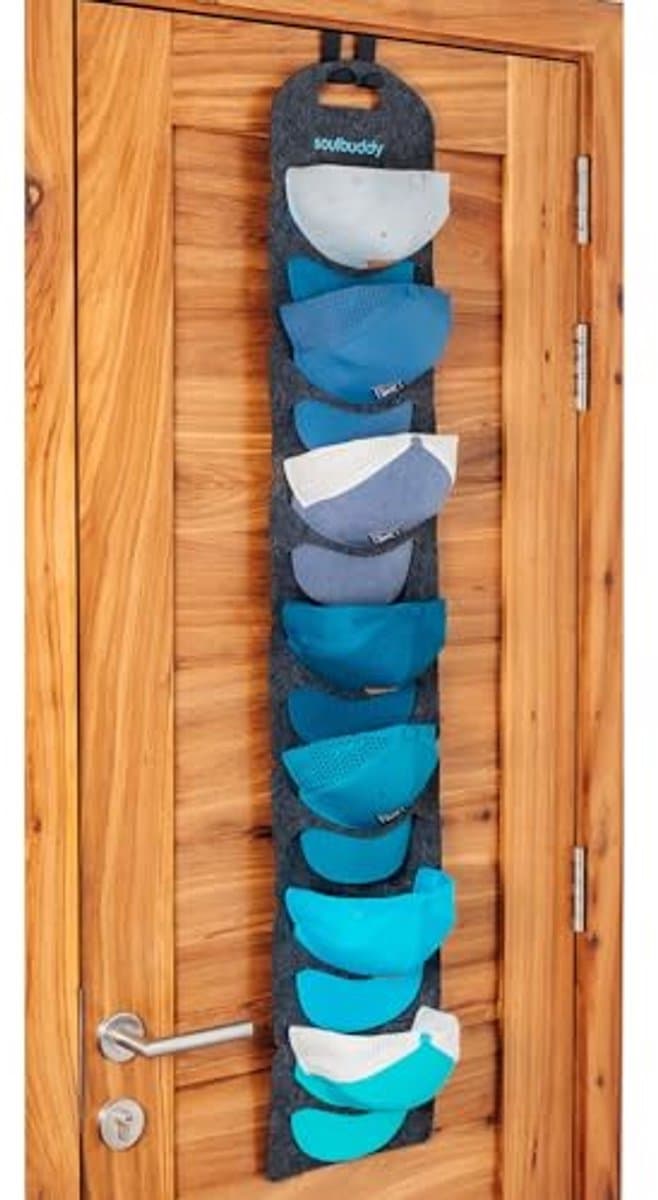 Hanging Cap Holder for 7 Caps - Stylish Storage Solution for Baseball Caps and Headgear — afbeelding 1