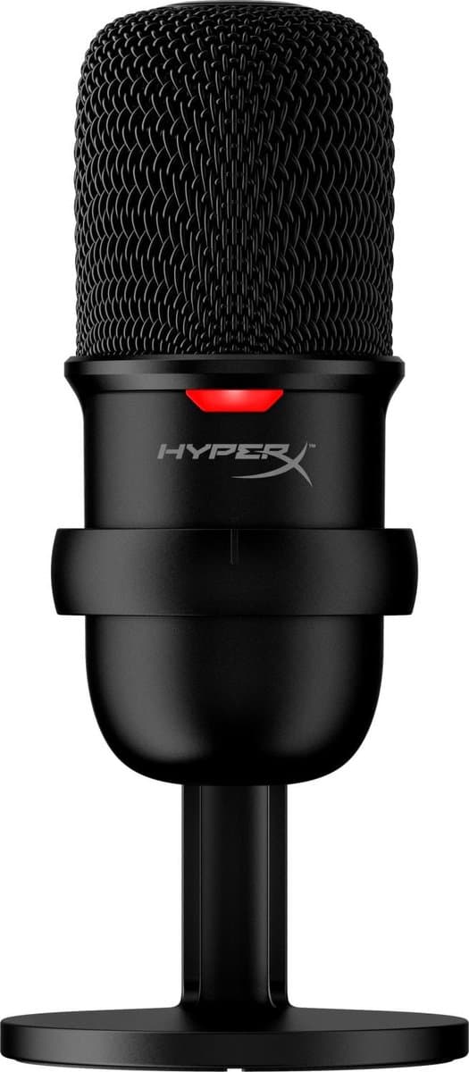HyperX SoloCast – USB Gaming Microfoon voor Streamen – Hi-Res Geluidskwaliteit – Tap-to-Mute – Geschikt voor TeamSpeak & Discord - PC, PS4, PS5, Mac. — afbeelding 1