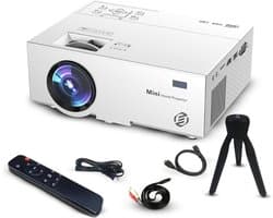 Equivera Mini Beamer - Draagbare Beamer - Beamer - Mini Beamer Projector - Projector - Mini Projector