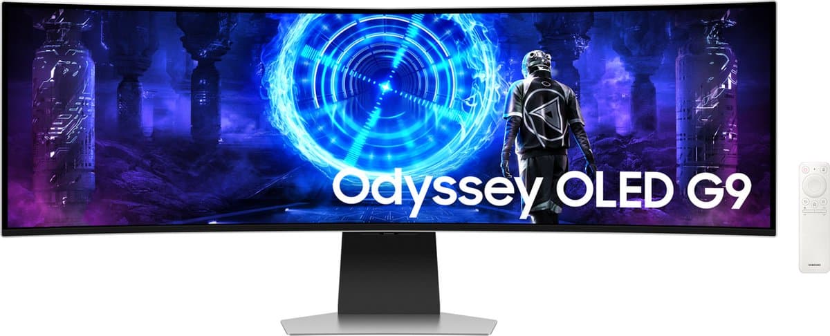 Samsung Odyssey G9 LS49DG954SUXEN - DQHD OLED Ultrawide Curved Gaming Monitor - 240Hz - 49 Inch — afbeelding 1