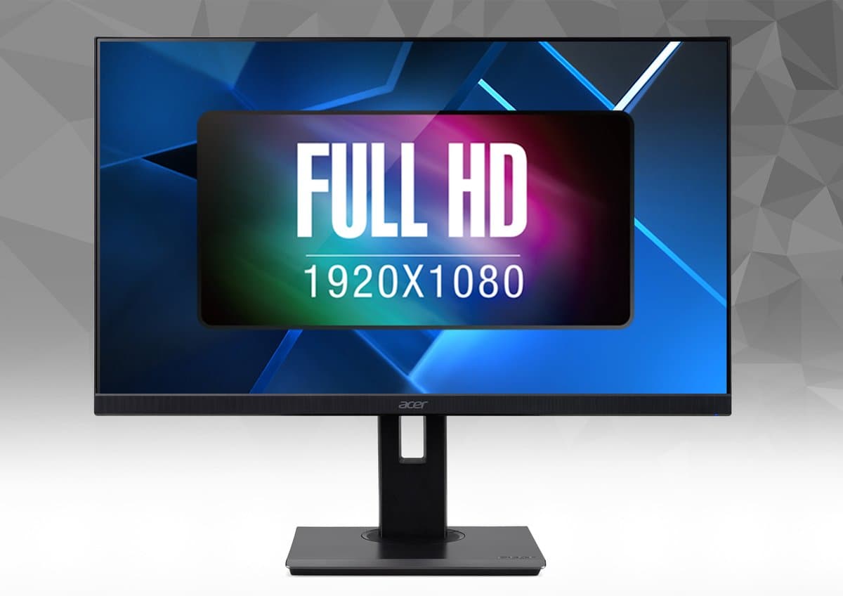 B247YCbmipruzx - 60cm (23.8'') ZeroFrame 16:9 4ms 250nits IPS LED VGA HDMI DP USB3.1 Type C(60W) MM Audio out USB3.1 (1Up 4Down) Hub Height adj. Pivot EURO EMEA TCO Black Acer EcoDisplay — afbeelding 1