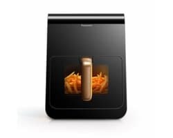 Panasonic NF-CC600AXE Airfryer 6 l 1450 W CoolTouch-behuizing, Stoomtoevoeging, Digitale timer, LC-display, Kijkvenster