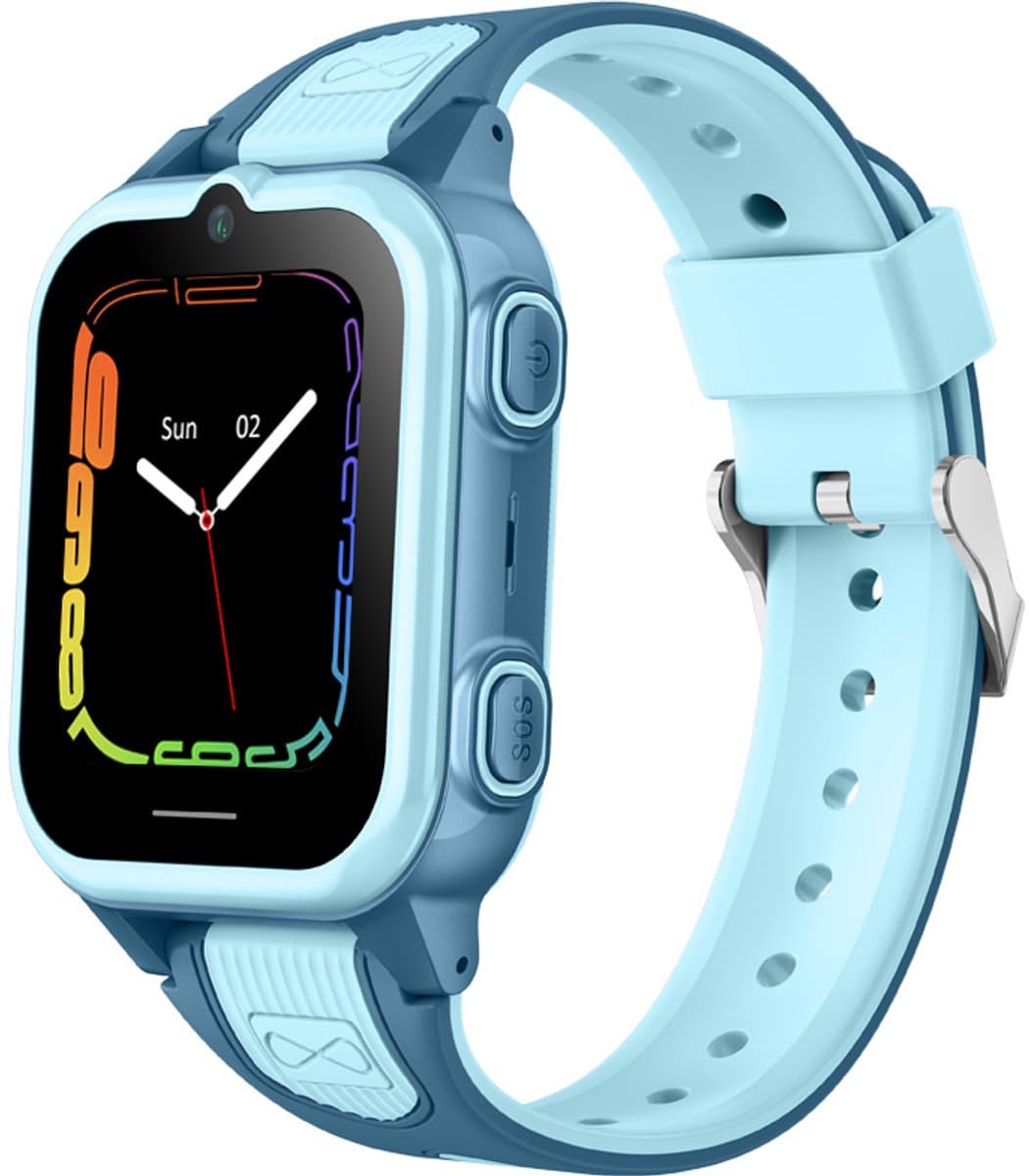 Watcher VII touch 4G smartwatch - kinder GPS horloge - met camera - incl. SIM-kaart - blauw — afbeelding 1