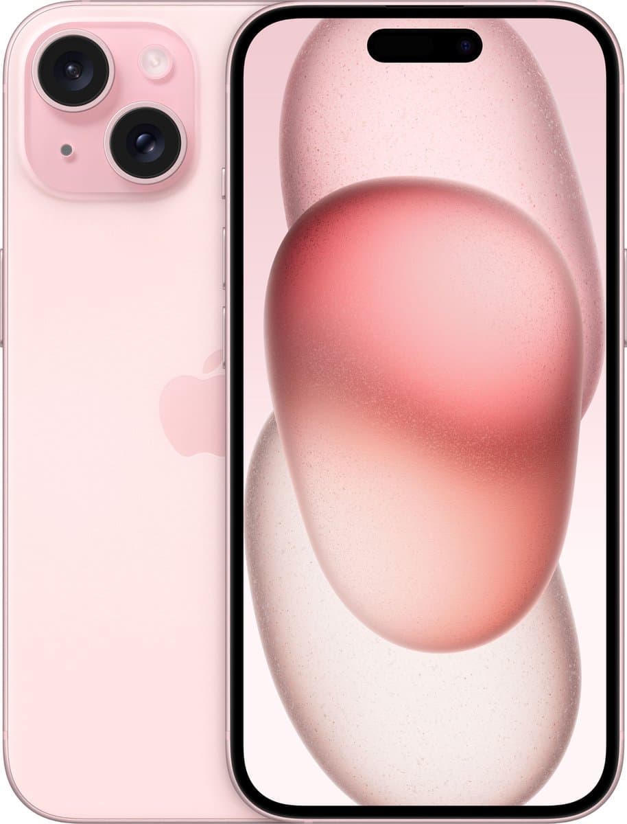Apple iPhone 15 -128GB - Pink — afbeelding 1