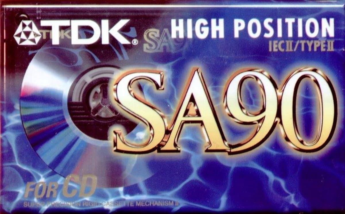 TDK SA90 Cassettebandje — afbeelding 1