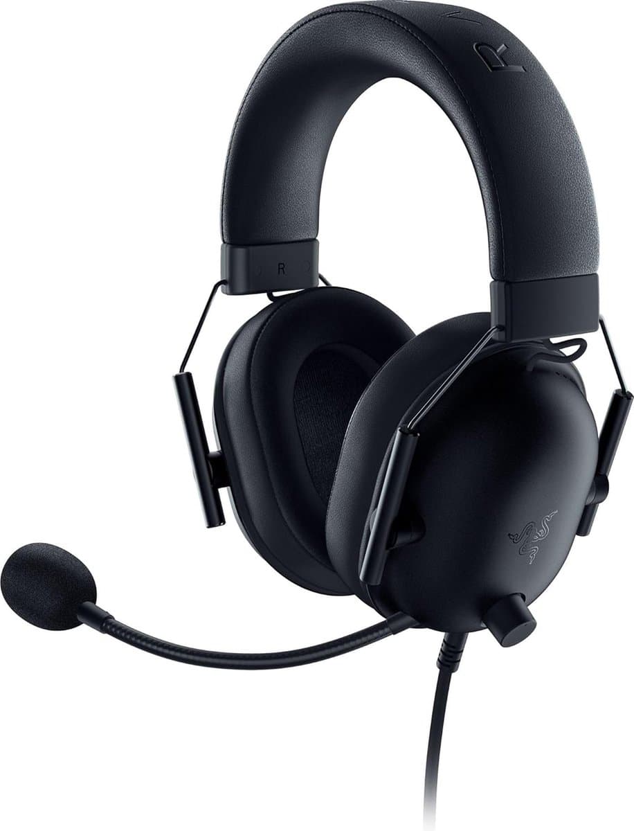 Razer BlackShark V2 X - Gaming Headset - PlayStation Licensed - Lichtgewicht - PS5 - 3.5 Jack -Zwart — afbeelding 1