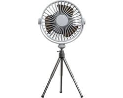 Ventilator Tafel - Mini Fan - Persoonlijke Koeling - Drievoudig Statief - 29 cm Hoog - Wit
