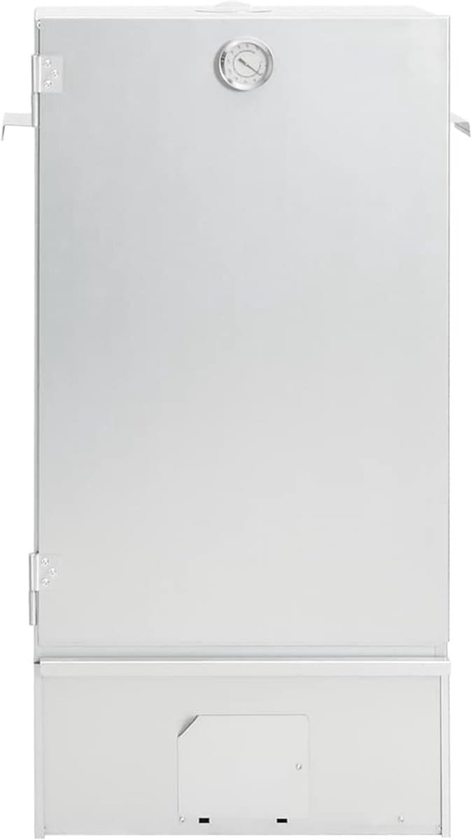 vidaXL - BBQ-rookoven - met - koude - rookgenerator - gegalvaniseerd - staal — afbeelding 1