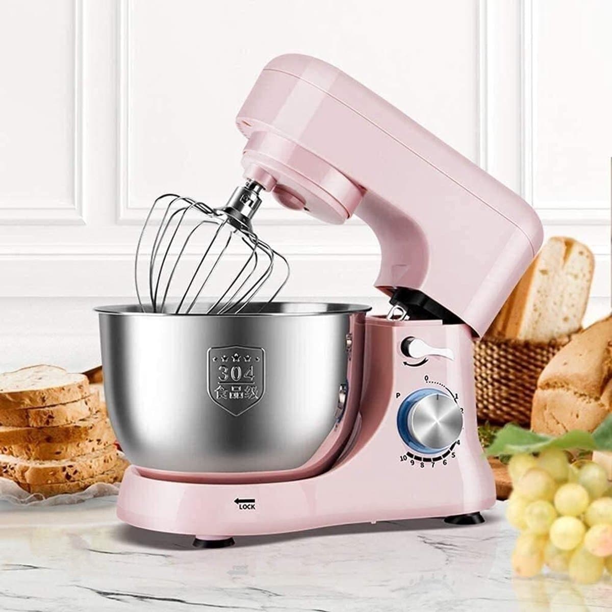 Elektrische Keukenmixer - Keukenrobot Multifunctioneel - Bakken en Koken - 10 Snelheden Instelbaar - 45 Liter Kom - Multicolor — afbeelding 1