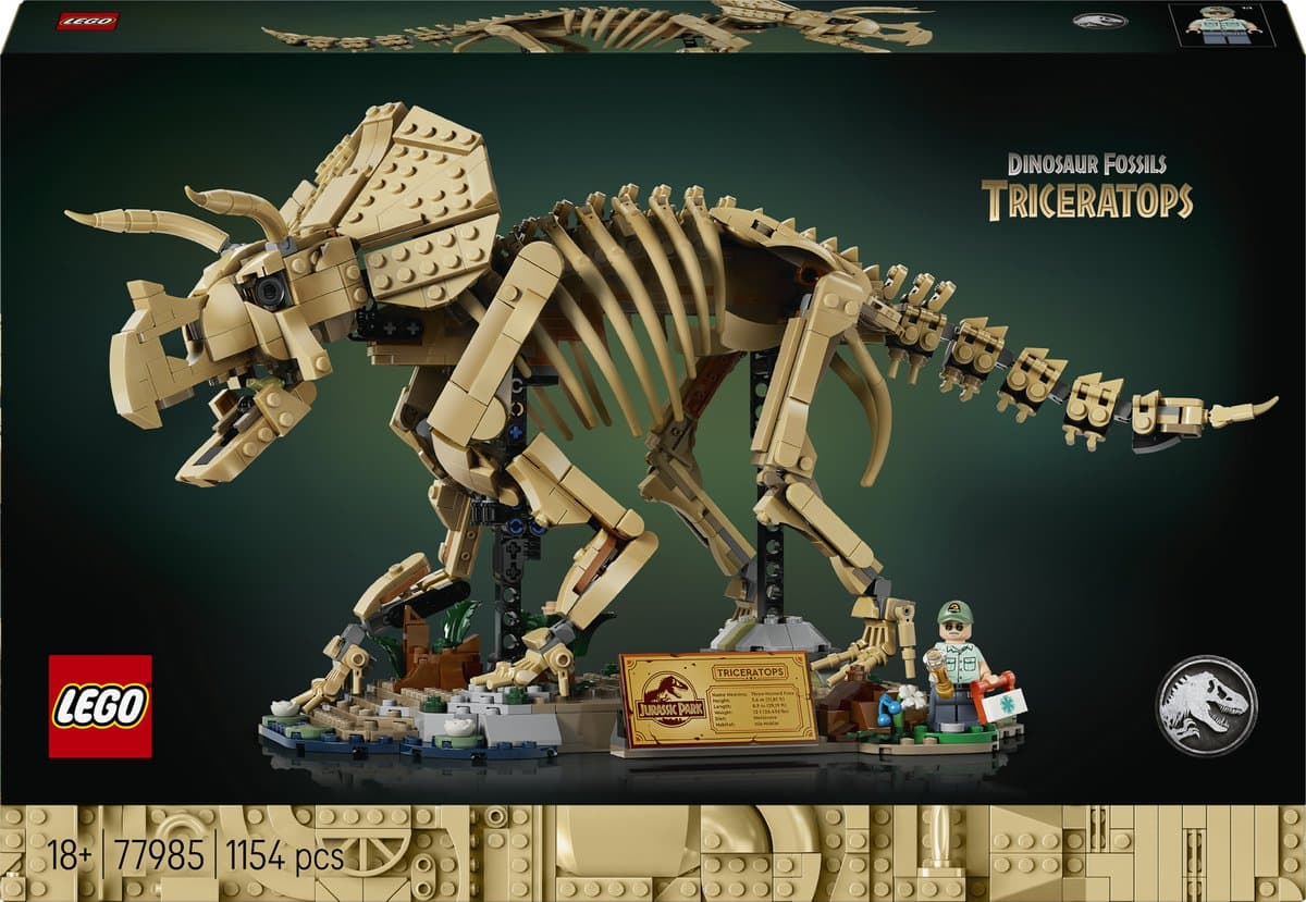 LEGO Jurassic World Dinosaurusfossielen: Triceratops 77985 — afbeelding 1