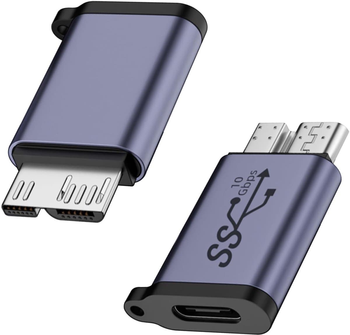 Dailygoods - USB C naar Micro B Mannelijke Adapter voor Externe Harde Schijf — afbeelding 1