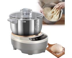 Deegmaker - Keukenmachine - Bakken - Grote capaciteit - 7 Liter - Zilver