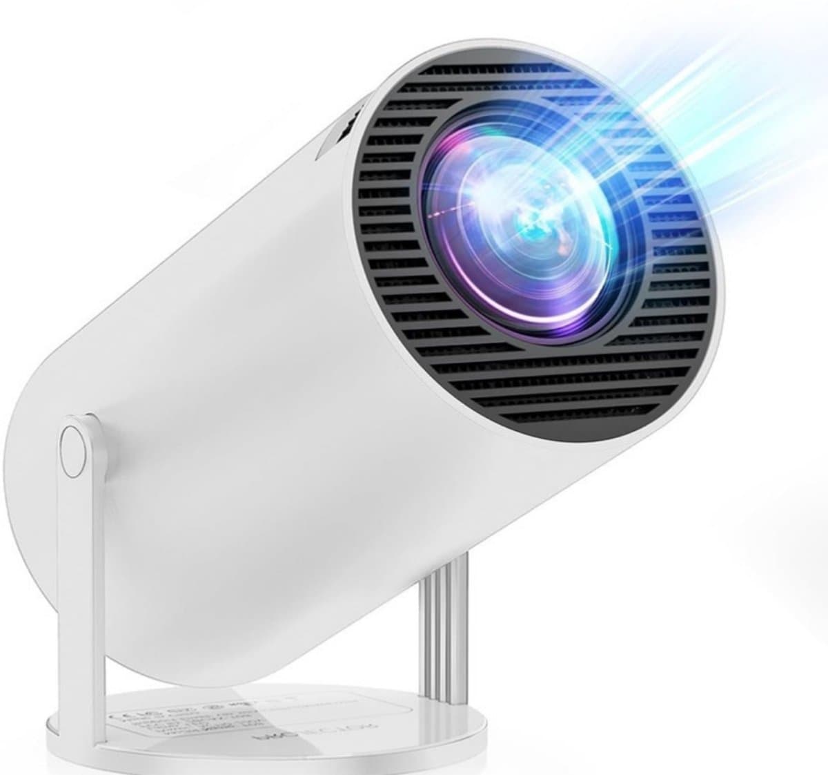 AHD® Draagbare beamer - Beamer - Projector - Mini Beamer - Wit - 10cm x 10cm x 15cm — afbeelding 1