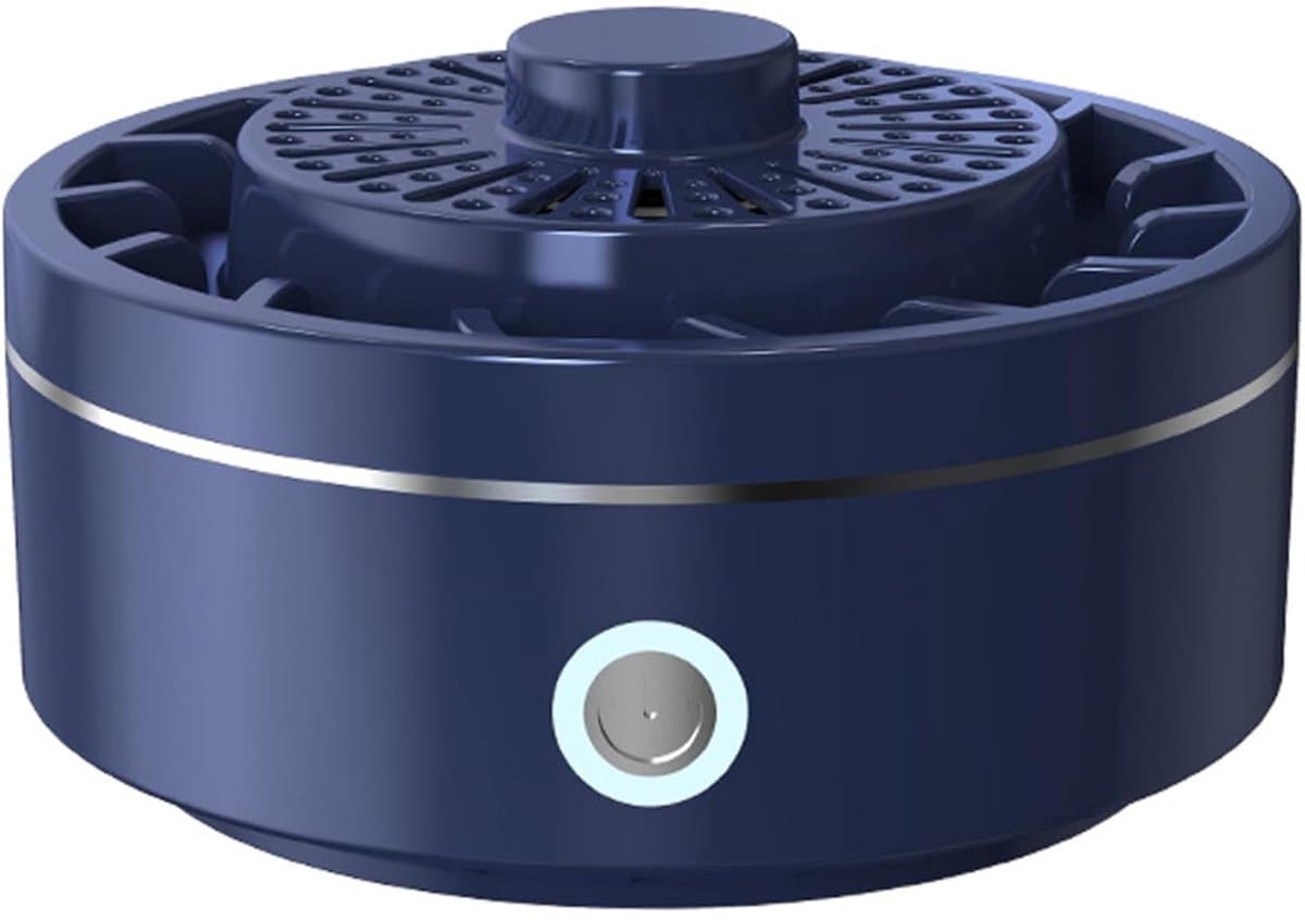 De groente- en fruitreiniger verwijdert oppervlakkige onzuiverheden, was en vuil. IPX7 waterdicht, draadloos keukenapparaat geschikt voor fruit, vlees en groenten (blauw). — afbeelding 1