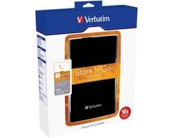 Externe Harde Schijf - Draagbare Opslag - Bestanden Opslaan - Plug & Play - 1TB - Zwart