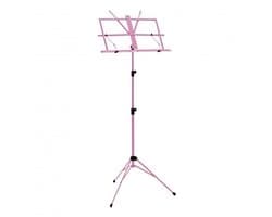 Muziekstandaard met Draagtas van Gear4music, Roze