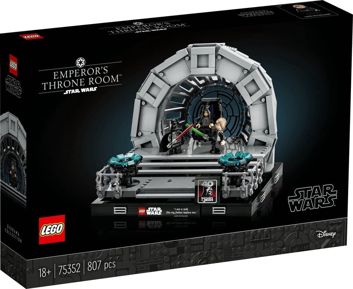 LEGO Star War Troonzaal van de Keizer Diorama Modelbouw Set - 75352 — afbeelding 1