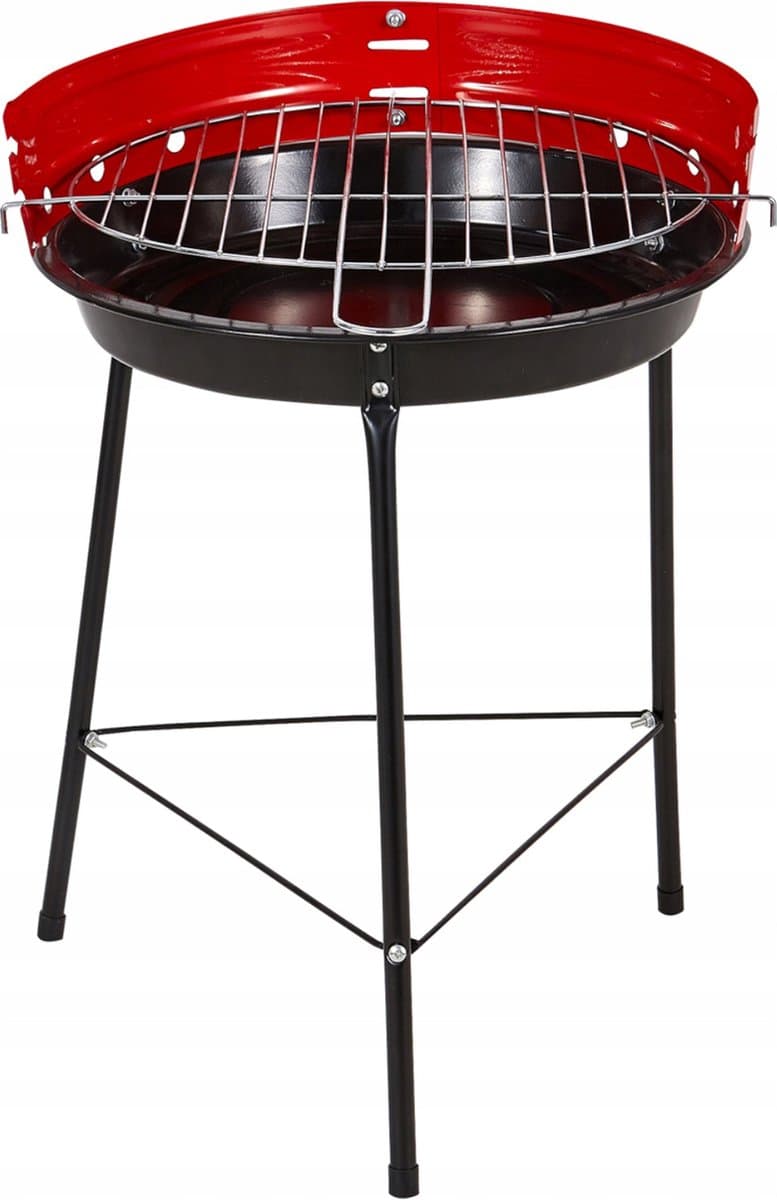 Rechte ronde houtskoolgrill, 41x33.5x46.5cm — afbeelding 1