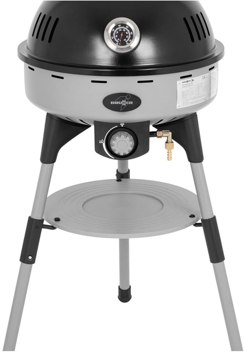 Brunner Devil BBQruiser HT Roundpan 50 - draagbare gasbarbecue 50mbar — afbeelding 1