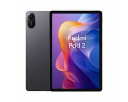 Xiaomi REDMI Pad 2 - 4 GB RAM - 128 GB - Grijs - 11" 2.5K crystal-clear display - Krachtige 9000mAh (standaard) batterij - Advanced Helio G100-Ultra