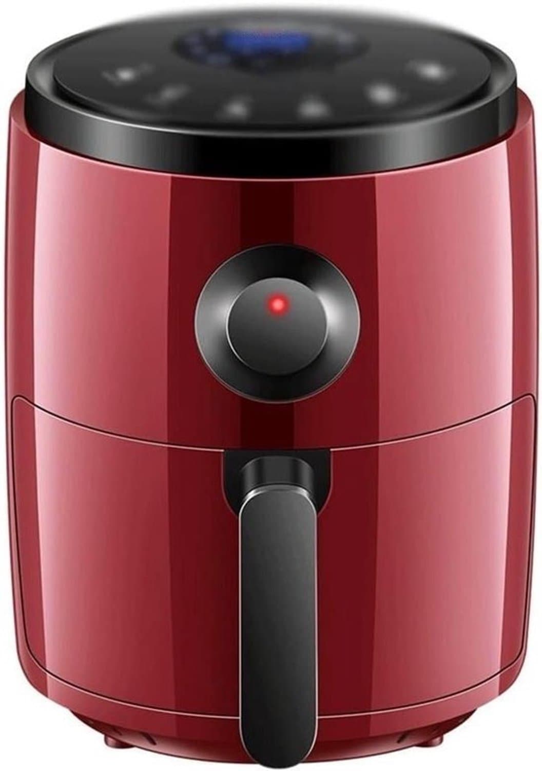 Heteluchtfriteuse - Airfryer met frituurpan - Kookt met weinig olie - Olievrij frituren - 3 Liter - Rood — afbeelding 1