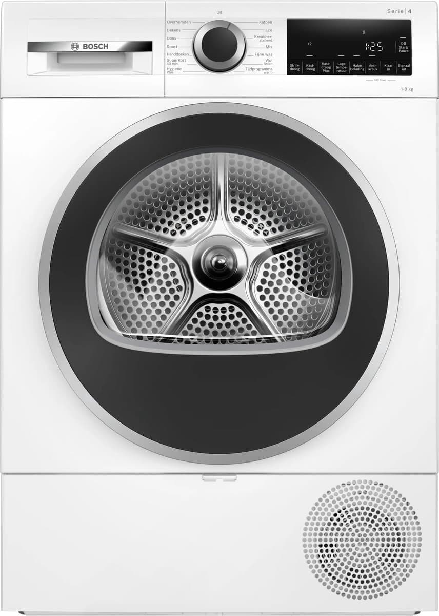 Bosch WQA23305NL - Serie 4 - Wasdroger - Warmtepompdroger - 8 kg - Wit — afbeelding 1