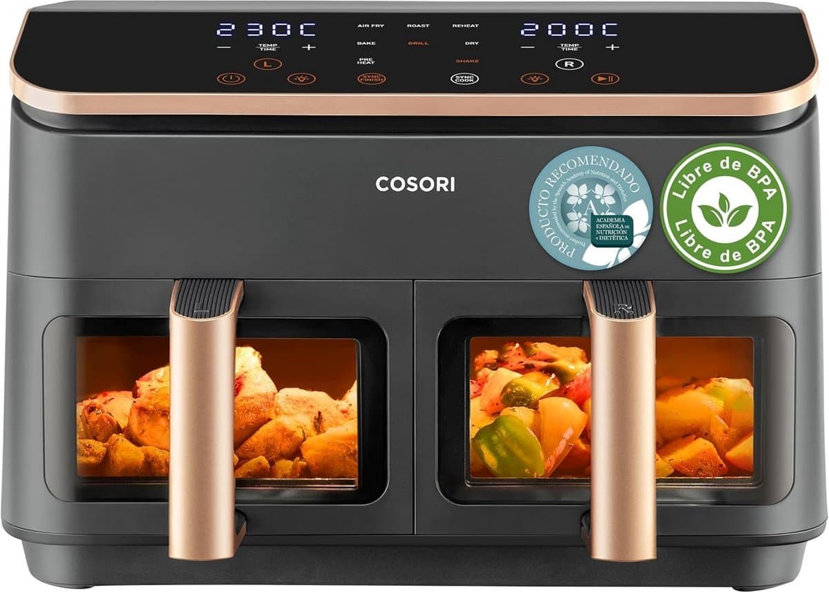 Dubbele Luchtfriteuse met 8,5 L Capaciteit en 8-in-1 Functie — afbeelding 1