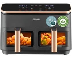 Dubbele Luchtfriteuse met 8,5 L Capaciteit en 8-in-1 Functie